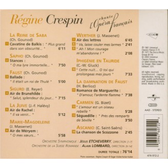 Régine Crespin chante l'opéra français